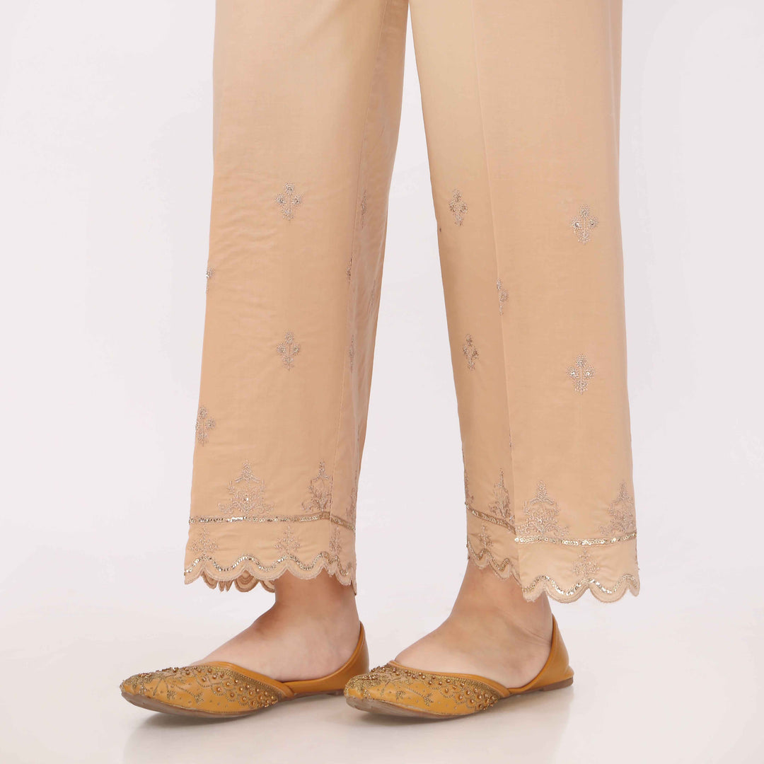 Beige Cotton Cambric Trouser PL5158