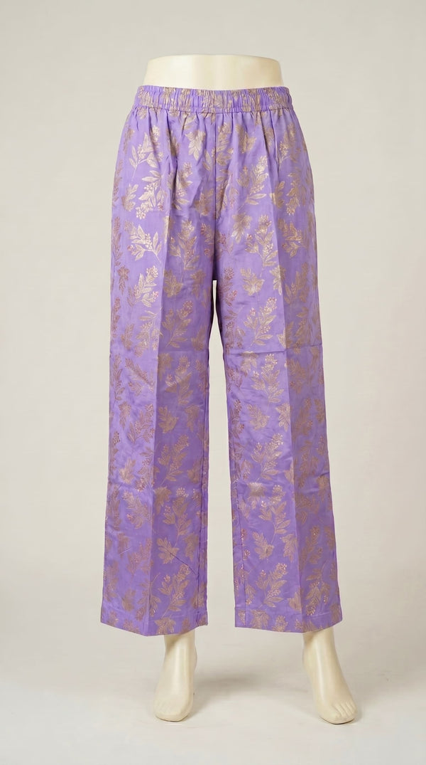 Lilac Plain Cambric Trouser Pl601843