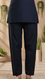 Black Embellished Cambric Trouser PL6027