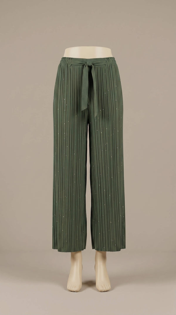 Green Western Pant PL605211