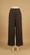 Brown Embellished Cambric Trouser PL606502