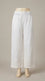 White Embroidered Cambric Trouser PL606509