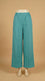 Green Embellished Cambric Trouser PL606511