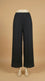 Black Embellished Cambric Trouser PL606601