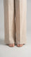 Beige Embroided Cambric Trouser PL606762