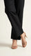 Black Embroided Cambric Trouser PL606801