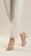 White Embroided Cambric Trouser PL606809