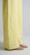 Yellow Embroided Cambric Trouser PL606820