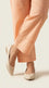Peach Embroided Cambric Trouser PL606823