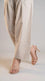 Beige Plain Cambric Trouser PL607062