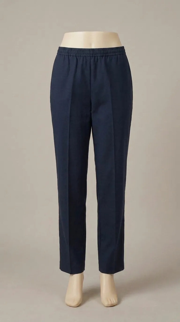 Black Solid Cambric Trouser PL607101