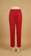 Red Solid Cambric Trouser PL607113