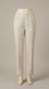 Beige Solid Cambric Trouser PL607162