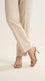 Beige Solid Cambric Trouser PL607162