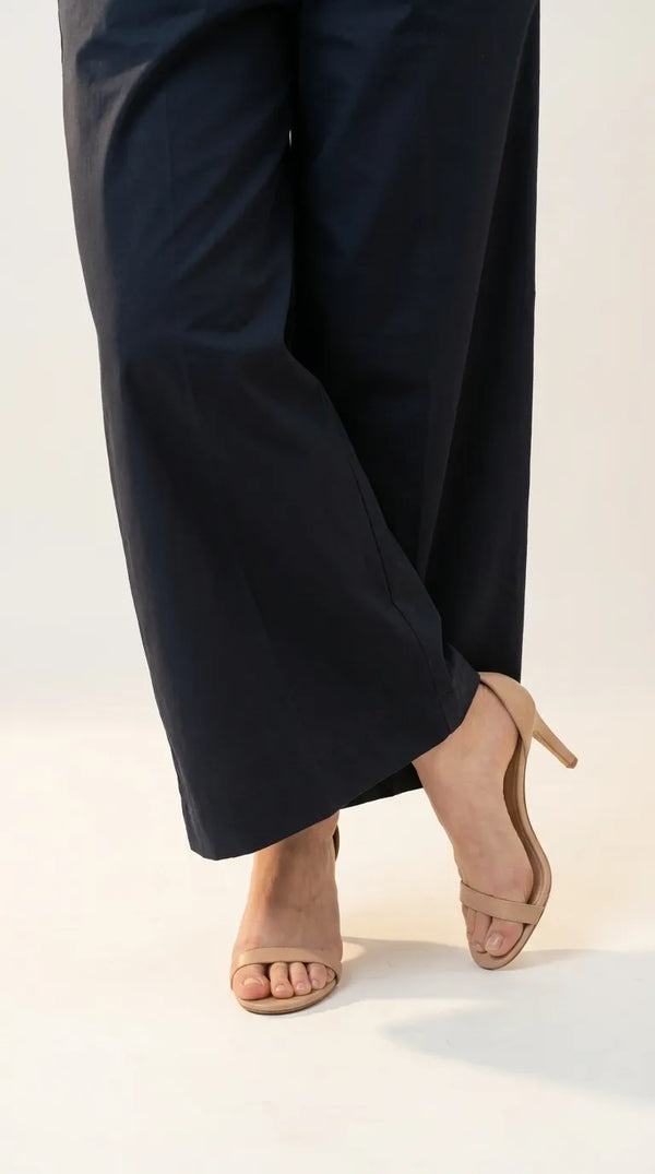 Black Plain Cambric Trouser PL607701