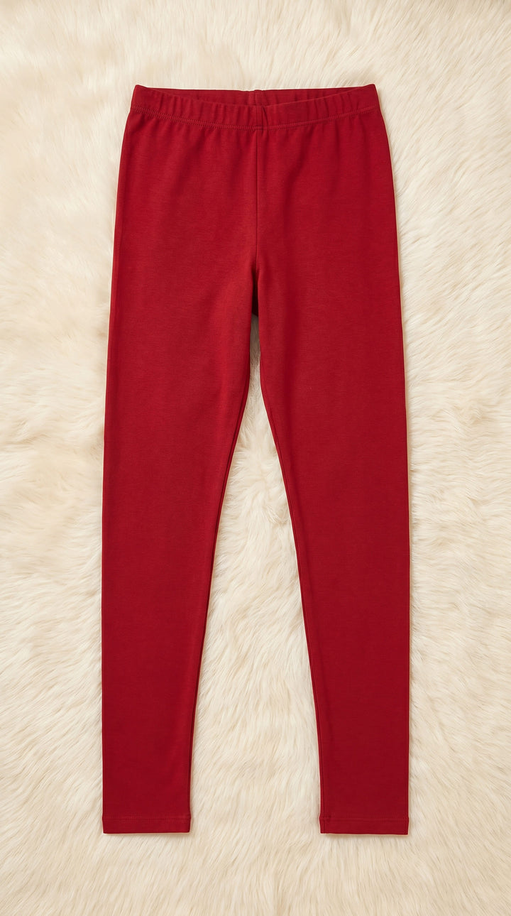 Maroon Color Plain Tights PN2060