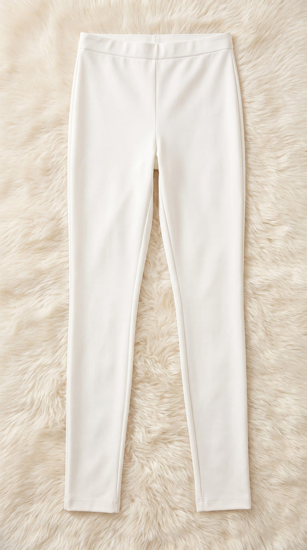 White Color Plain Tights PN2060