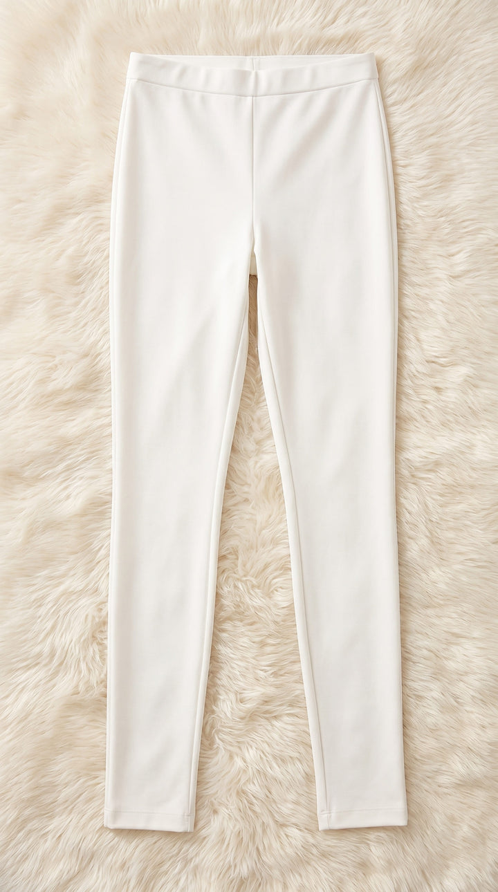 White Color Plain Tights PN2060