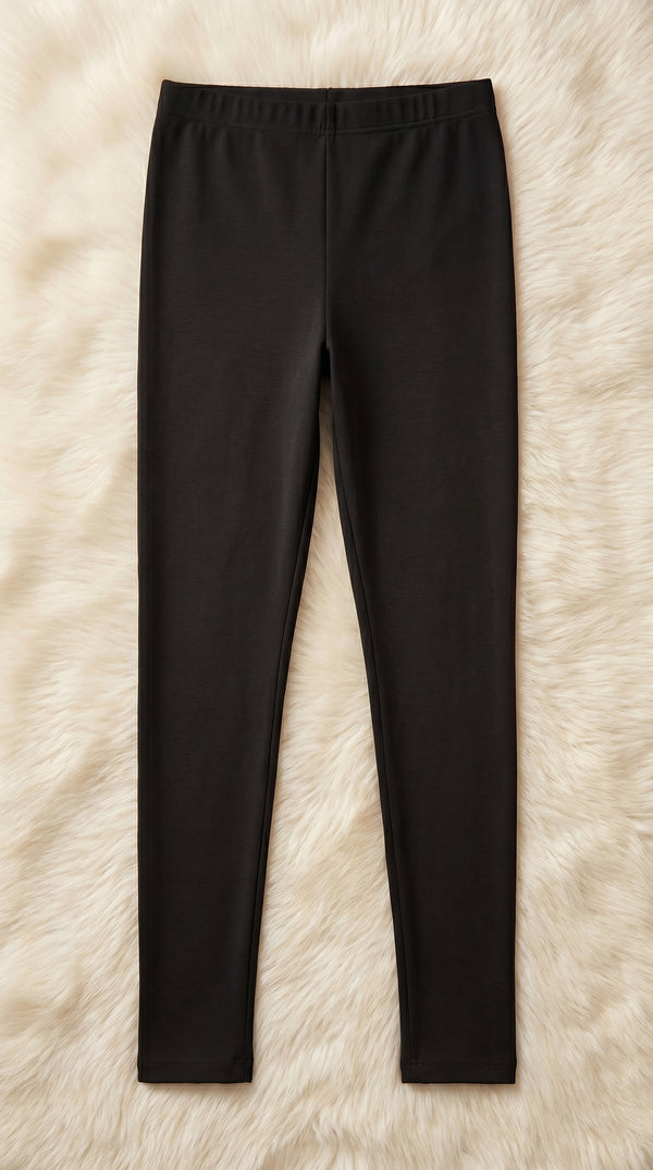 Black Color Plain Tights PN2060