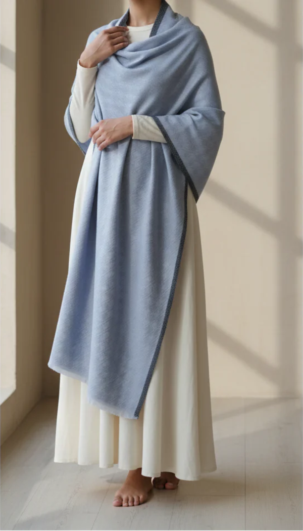 Grey Winter Stole PN5038