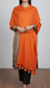 Orange Winter Stole PN5044