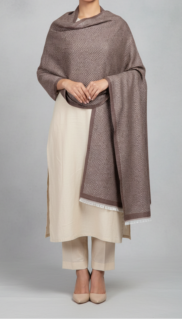 Brown Winter Stole PN5061