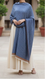 Blue Winter Stole PN5099