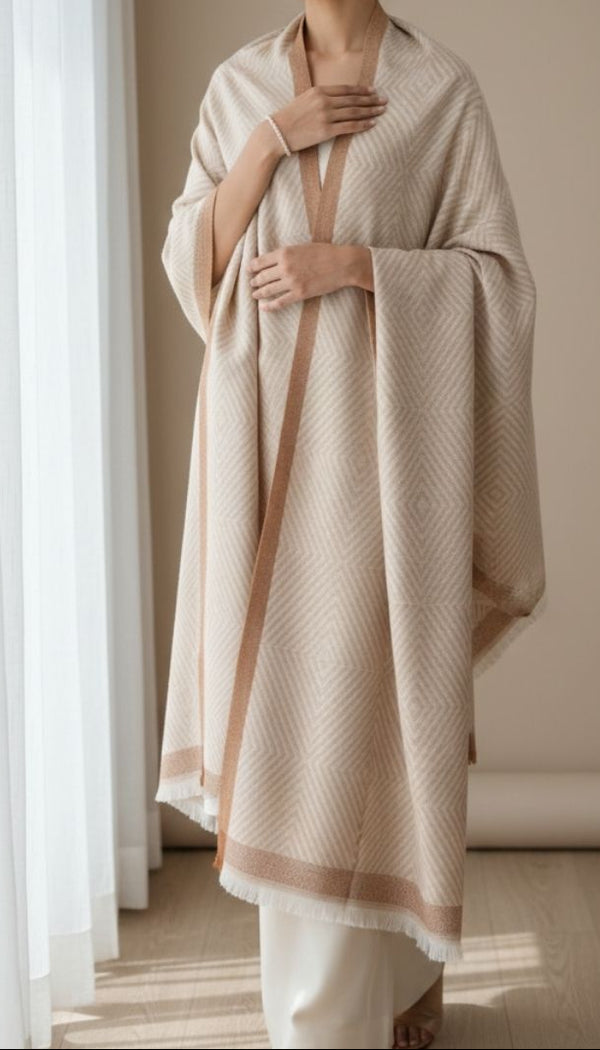 Khaki Winter Stole PN5106