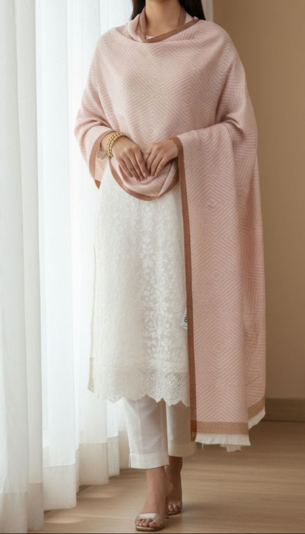 Pink Winter Stole PN5108