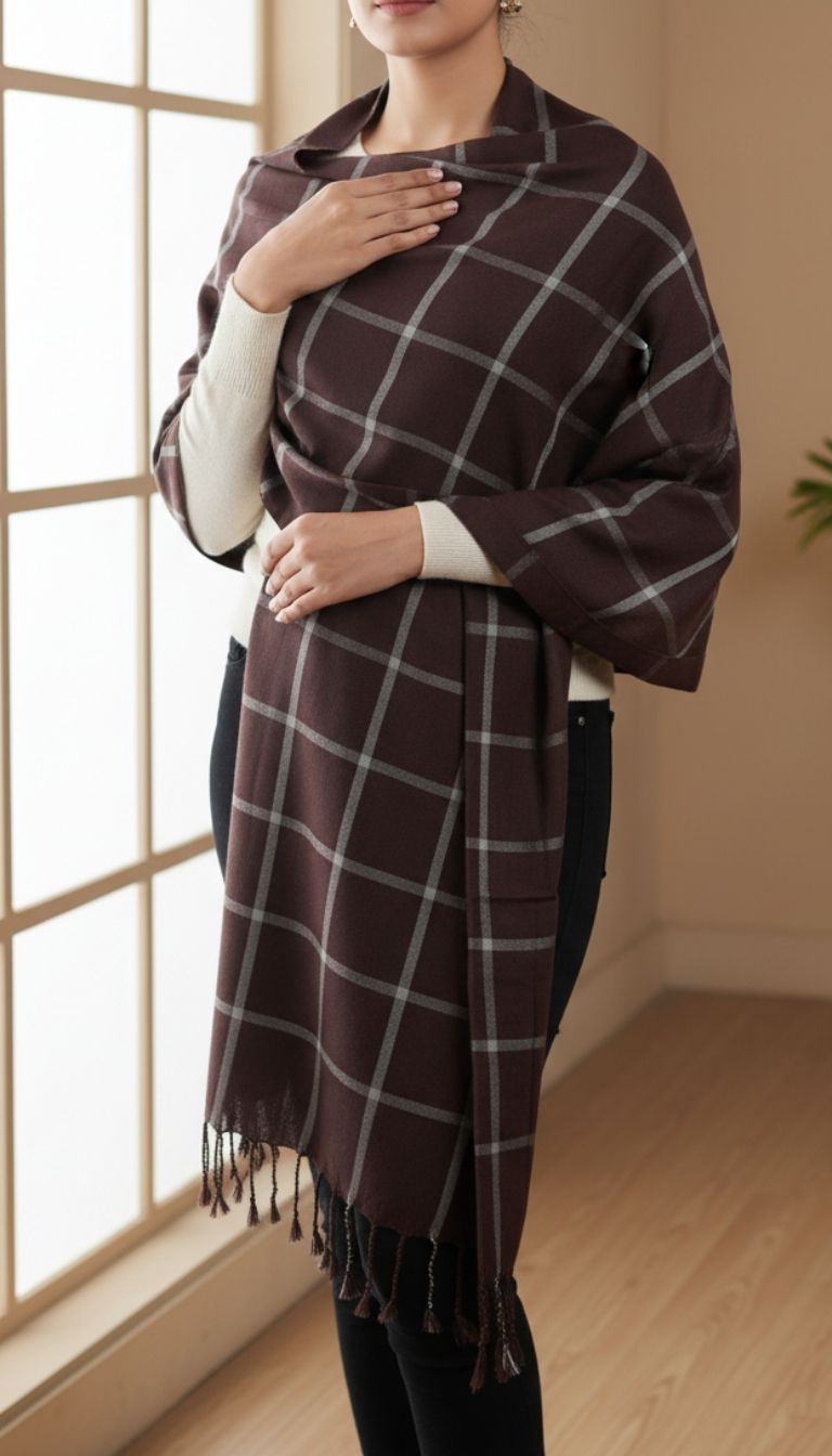 Brown Winter Stole PN5129