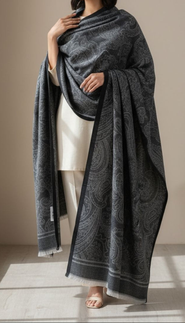 Black Winter Stole PN5141