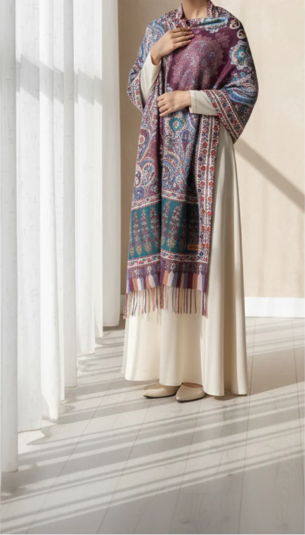 Grey Winter Stole PN5155