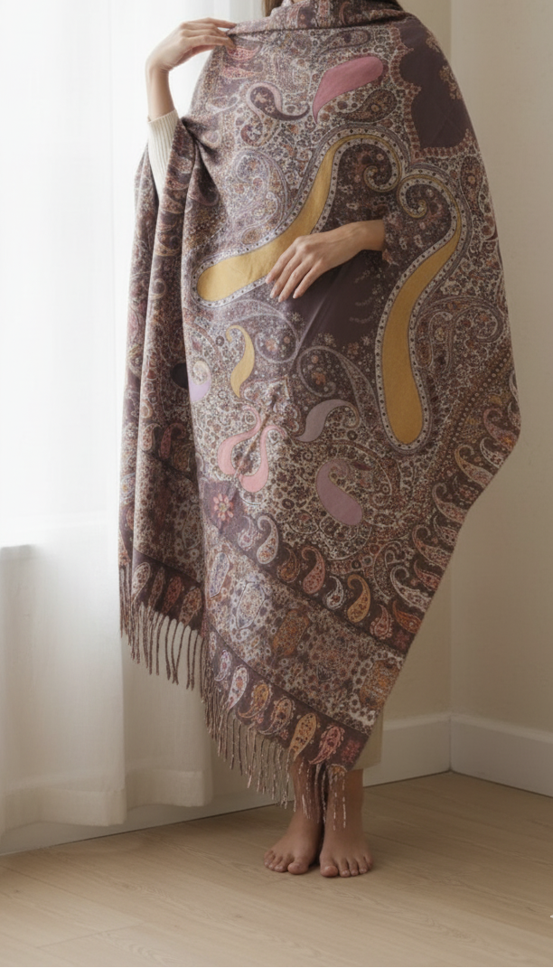 Khaki Winter Stole PN5171