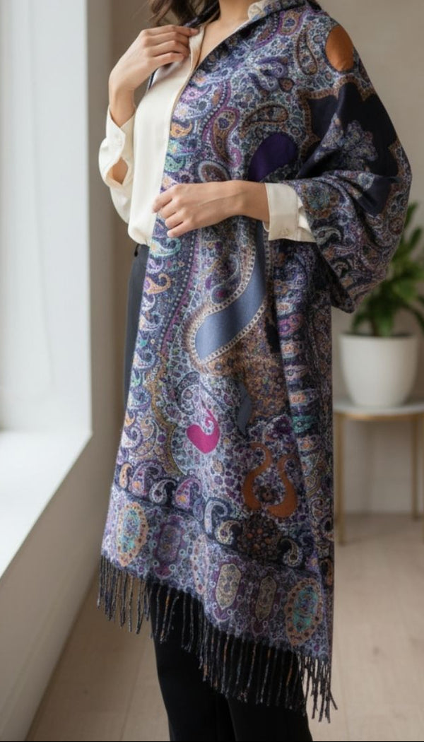 Black Winter Stole PN5176