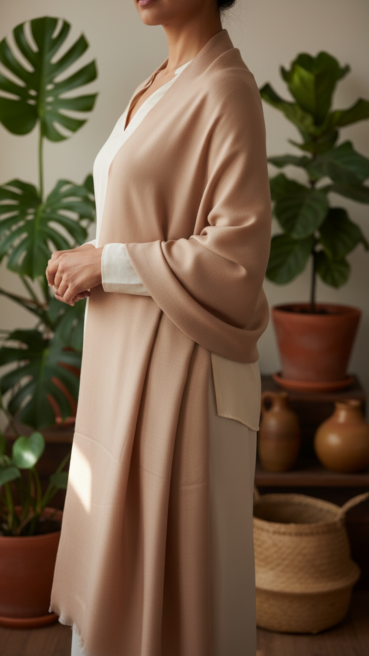 Khaki Winter Stole PN5196