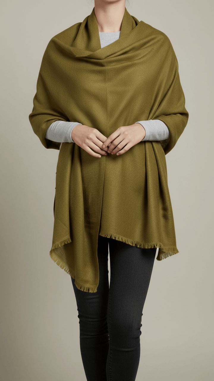 Green Winter Stole PN5206