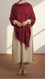 Maroon Winter Stole PN5207