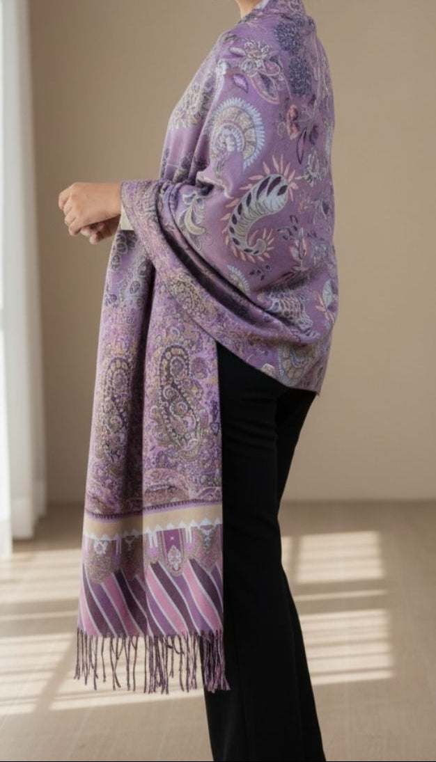 Beige Winter Stole PN5242