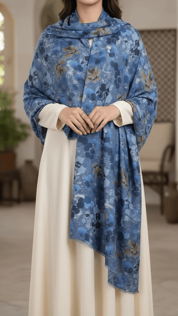 Blue Winter Stole PN5273