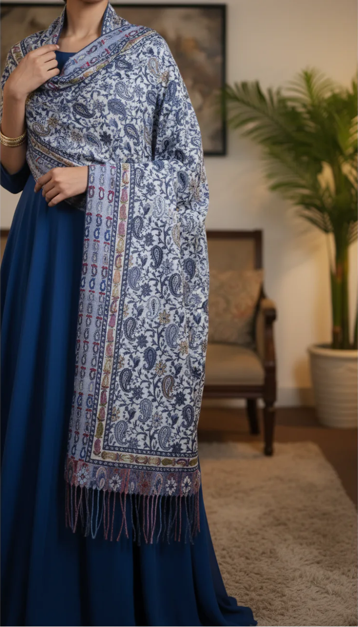 Grey Winter Stole PN5283