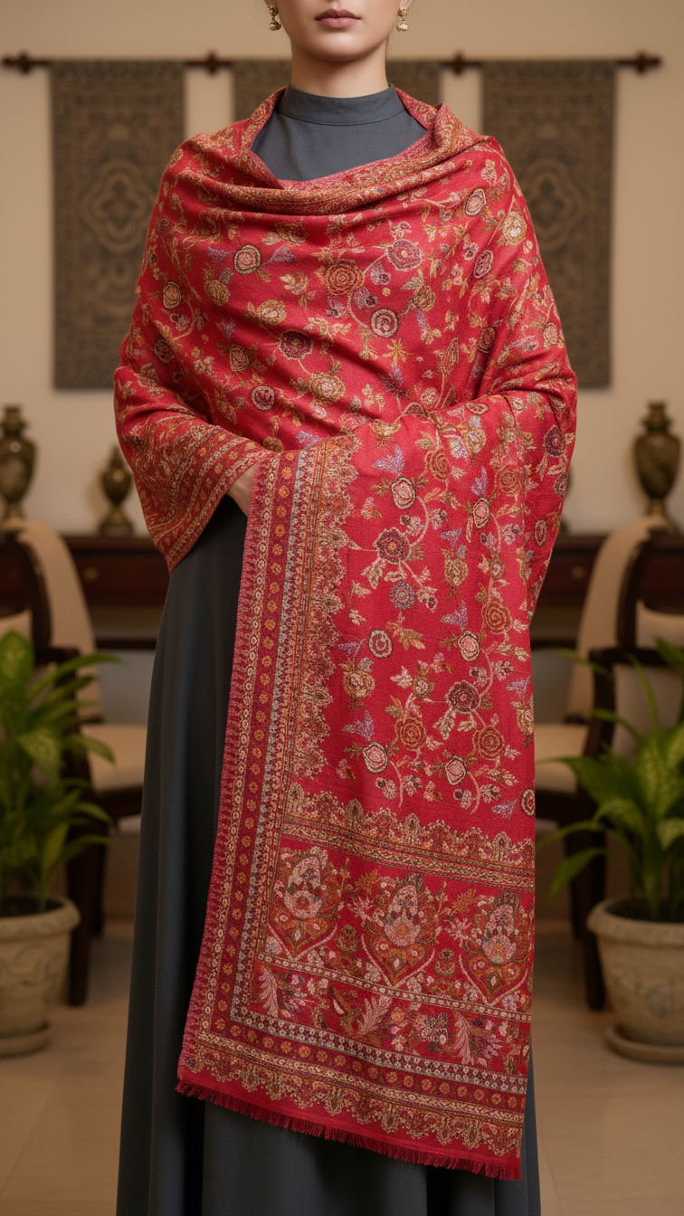 Red Winter Stole PN5328