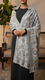 Off/White Winter Stole PN5348