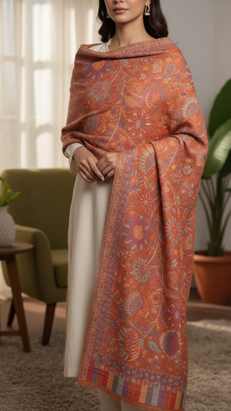 Rust Winter Stole PN5349
