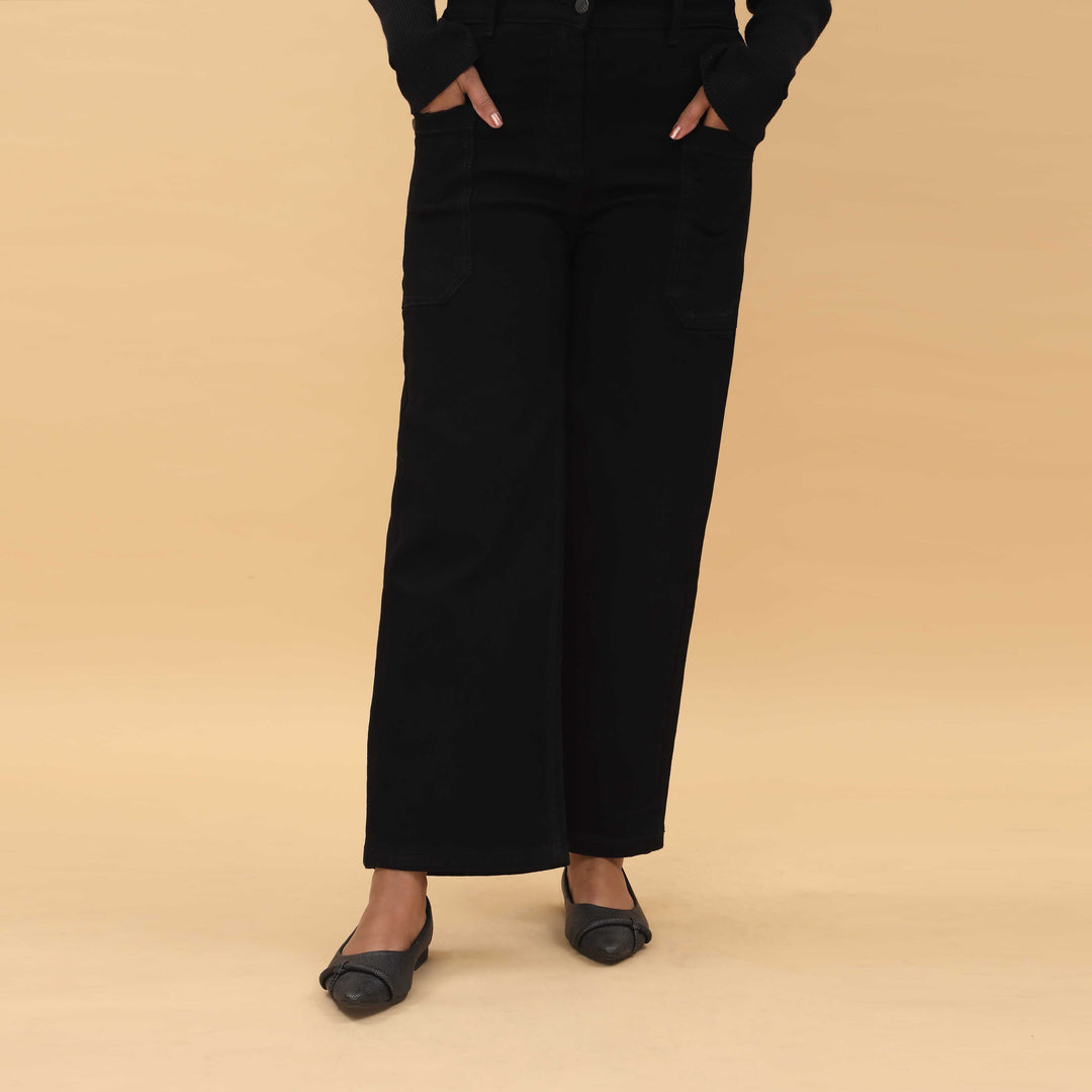 Black Denim Pant PP5001