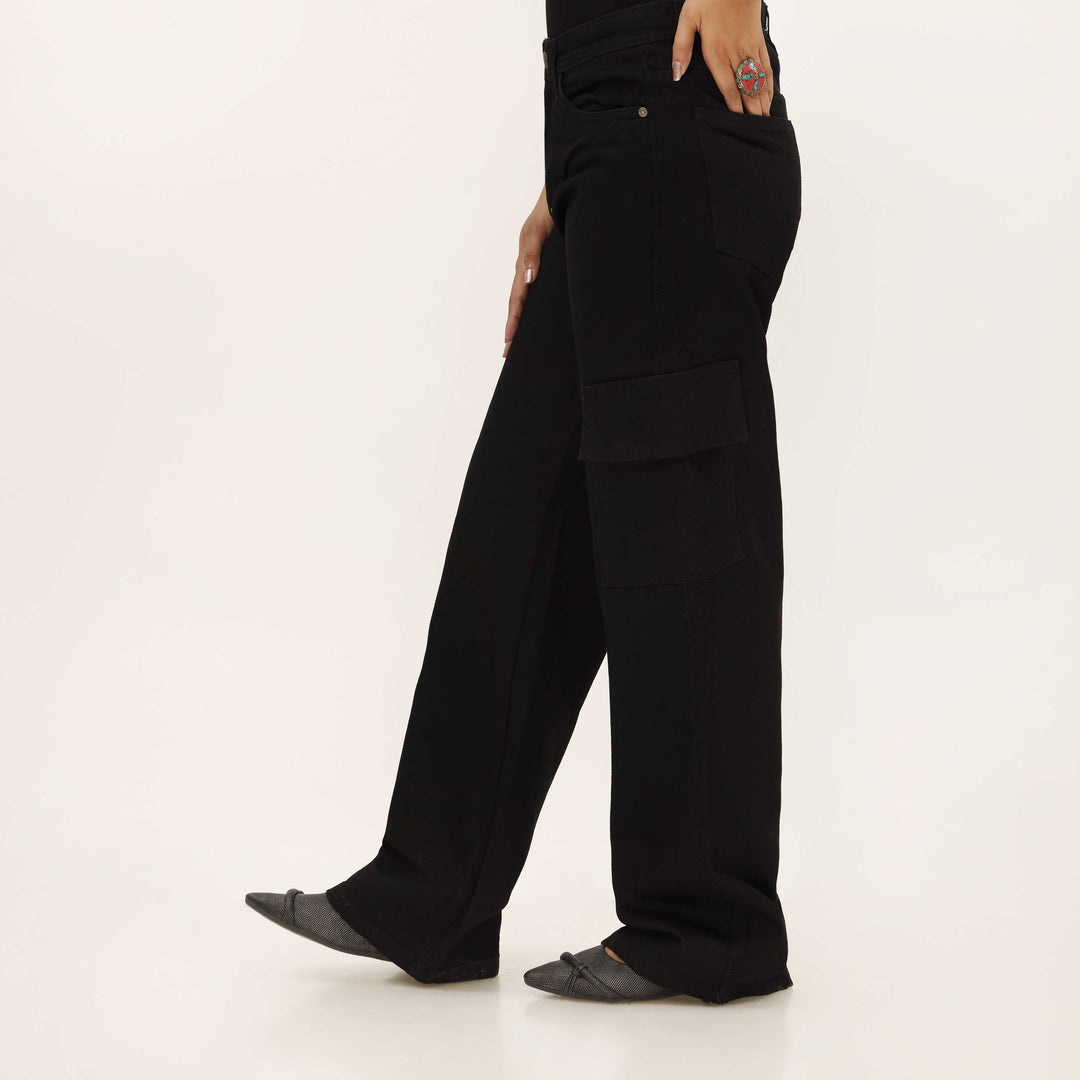 Black Denim Pant PP5014