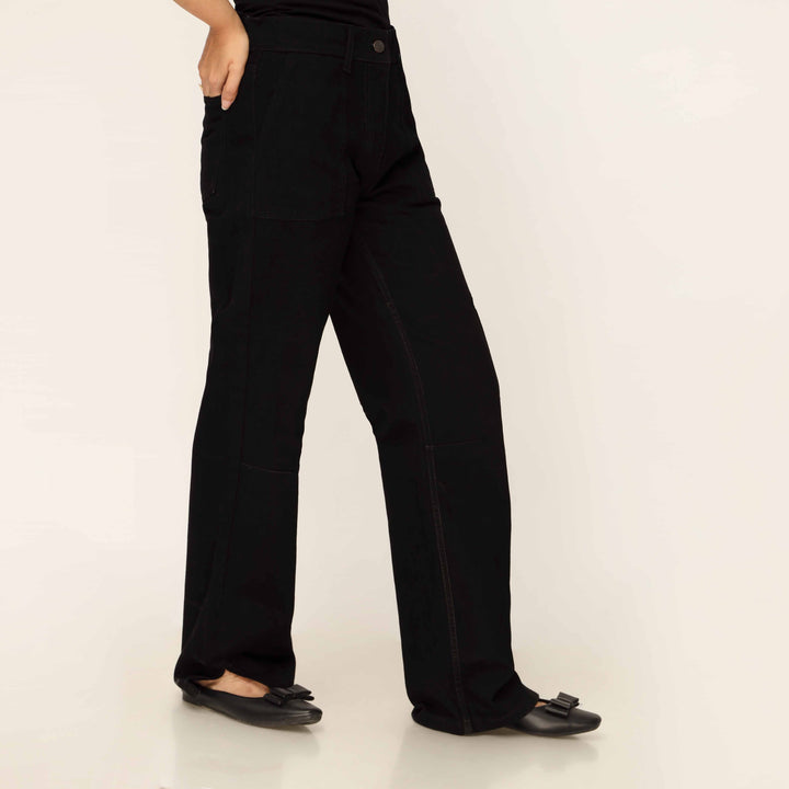 Black Denim Pant PP5031