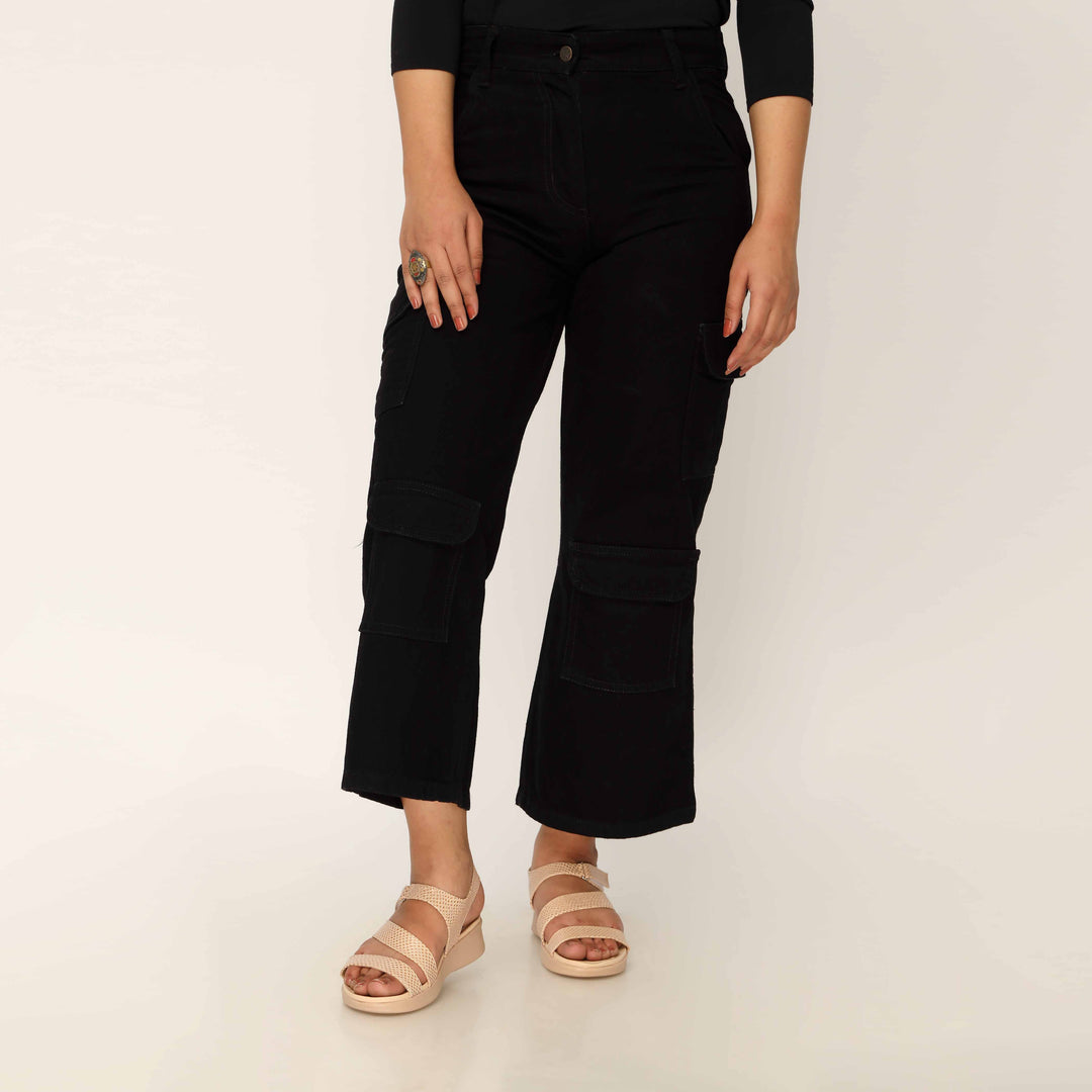 Black Denim Pant PP5035