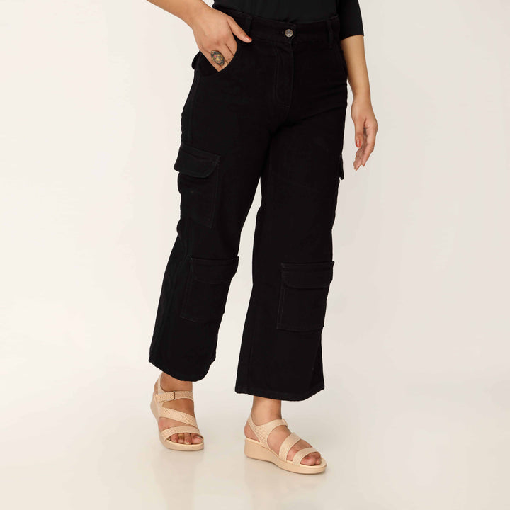 Black Denim Pant PP5035