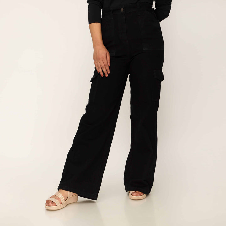 Black Denim Pant PP5043