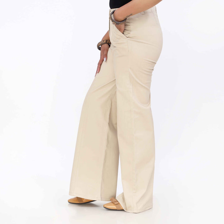 Off/White Relax Fit Twill Pant PP5048